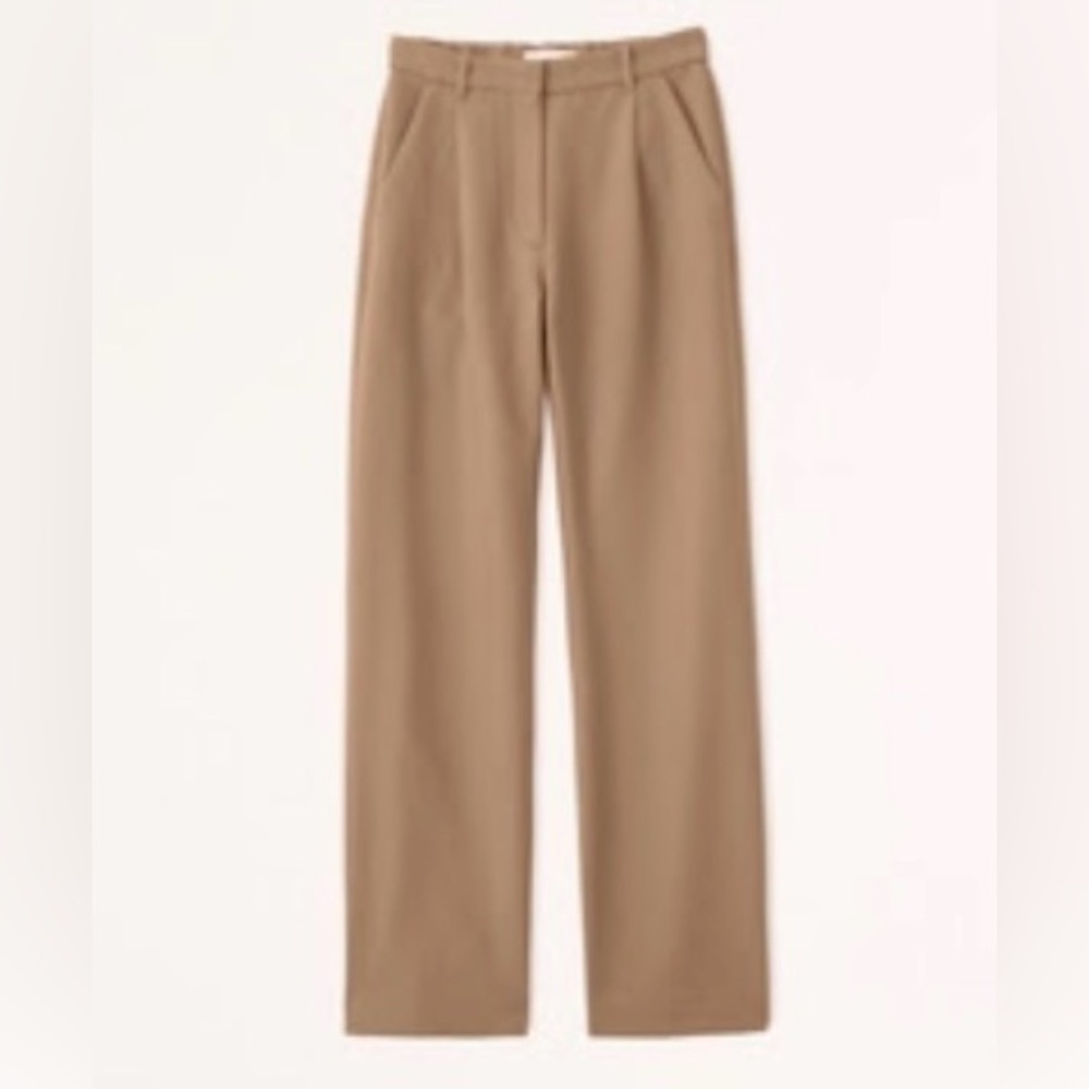 Abercrombie & Fitch Tailored Relaxed Straight Pants